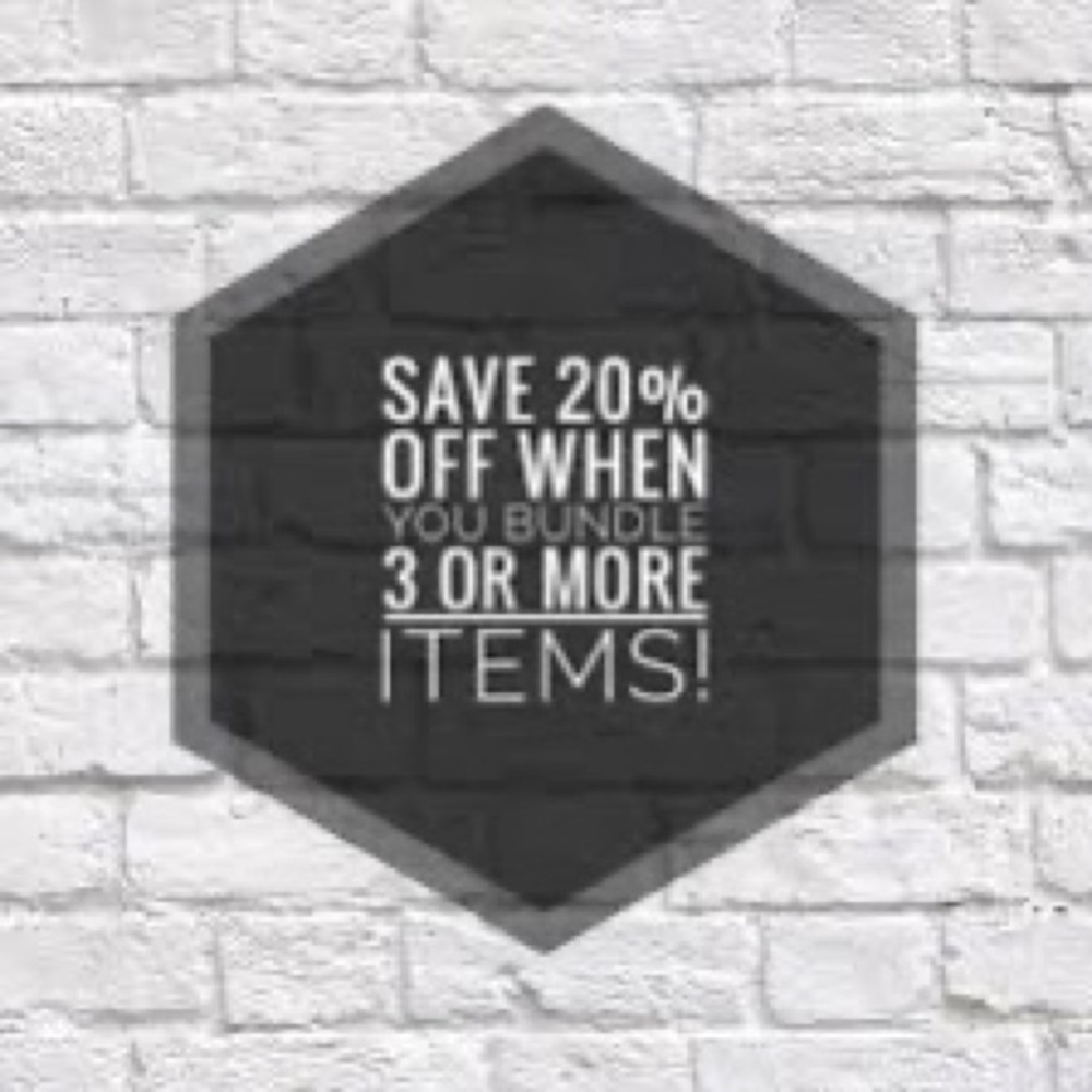 BUNDLE 3 ITEMS TO SAVE 20%